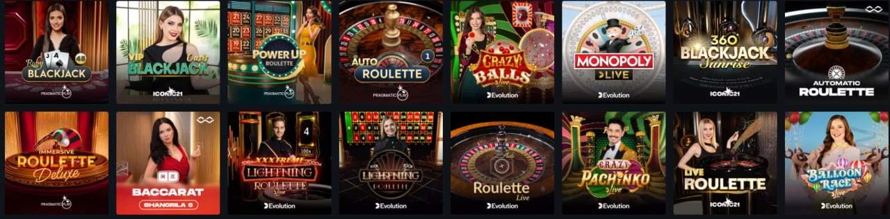 rarawin casino all live games